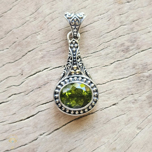 Peridot Faceted Pendant | Inner Peace