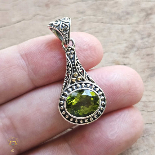 Peridot Faceted Pendant | Inner Peace