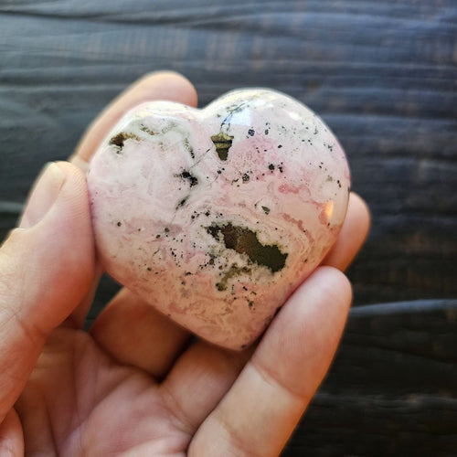 Peruvian Rhodonite | Heart 122gms