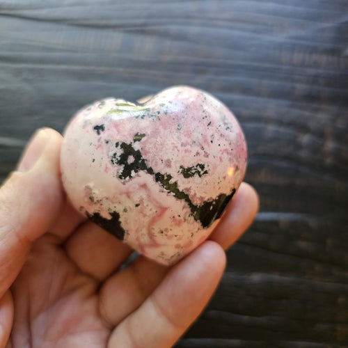 Peruvian Rhodonite | Heart 155gms