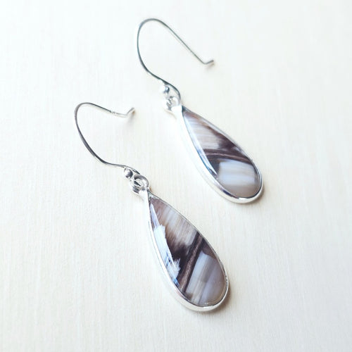 Petrified Wood Earrings | Timeless Energy