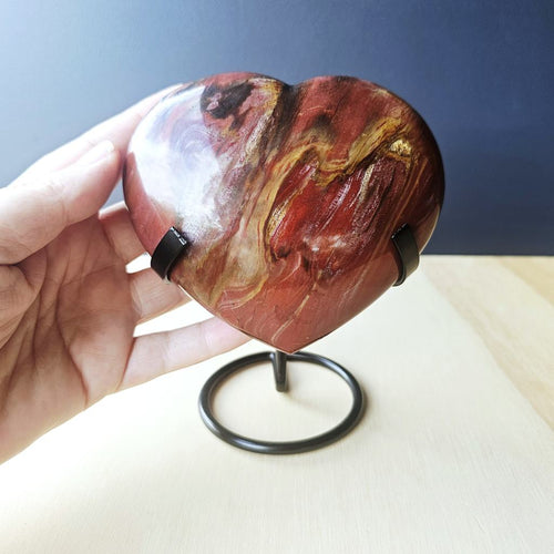 Petrified Wood Heart | Foundational Heart