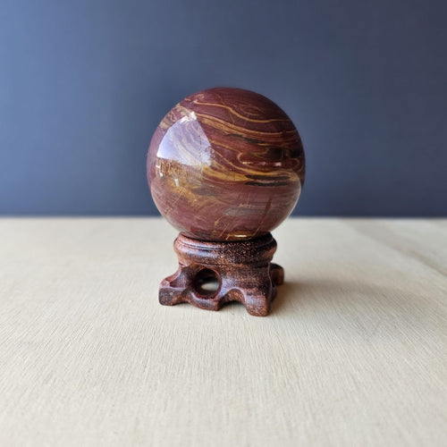 Petrified Wood Sphere | The Ancient One