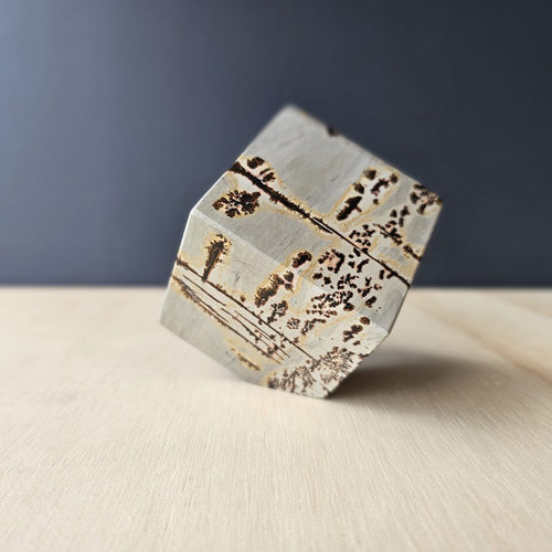 Picture Jasper Cube | Akashic Block