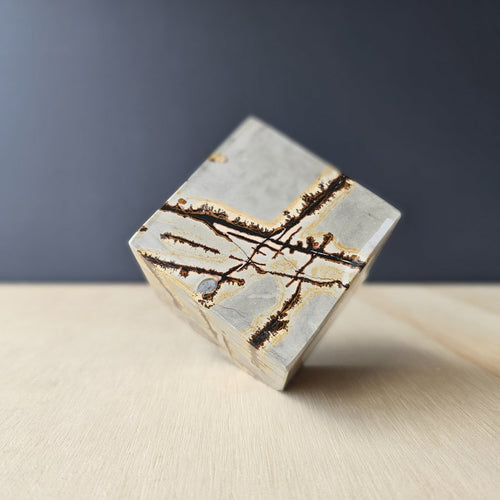 Picture Jasper Cube | Akashic Block