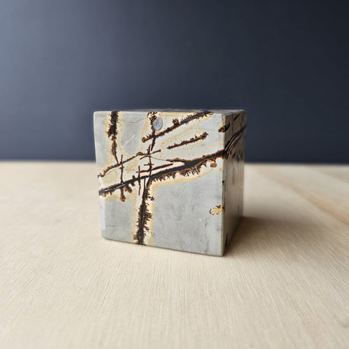 Picture Jasper Cube | Akashic Block