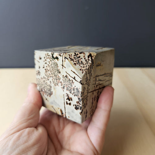 Picture Jasper Cube | Akashic Block
