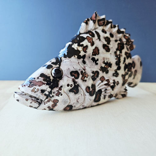 Picture Jasper Fish Carving | Guardian Of The deep