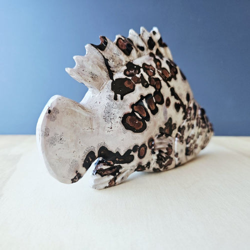 Picture Jasper Fish Carving | Guardian Of The deep