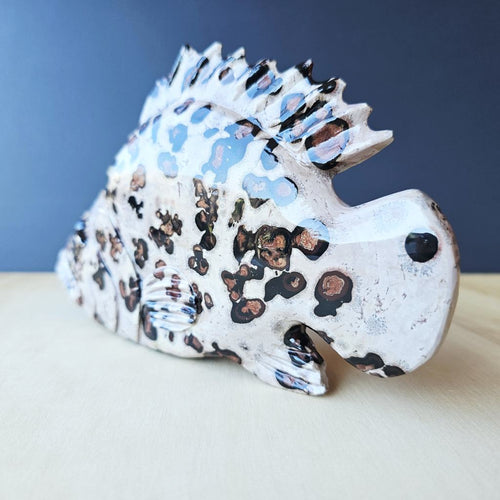 Picture Jasper Fish Carving | Guardian Of The deep
