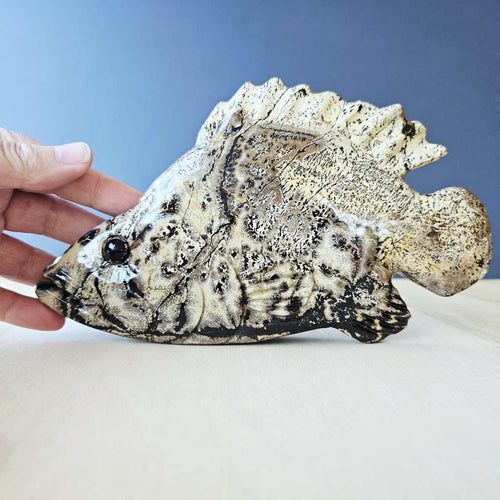 Picture Jasper Fish Carving | Whispering Waters