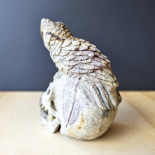 Picture Jasper Owl Skull | The Twilight Guardian