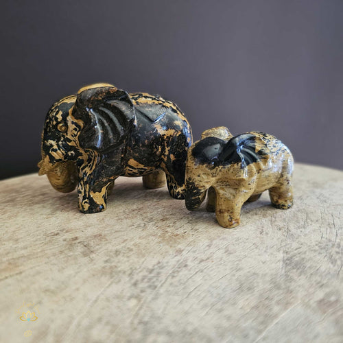 Picture Jasper | Elephant Pair 256gms