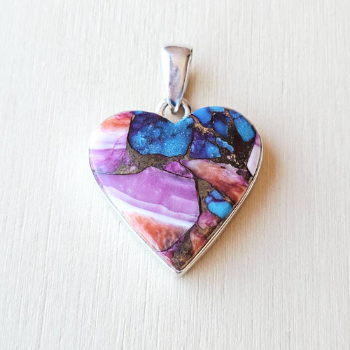 Pink Dahlia Turquoise Pendant | Love Current