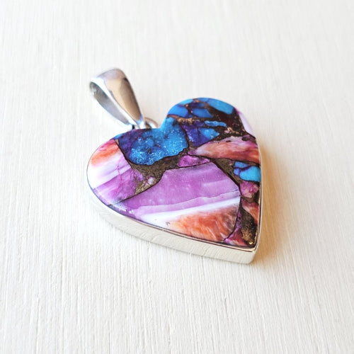 Pink Dahlia Turquoise Pendant | Love Current