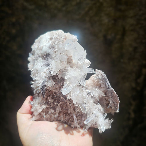 Pink Lemurian Quartz | Cluster 1.1kg