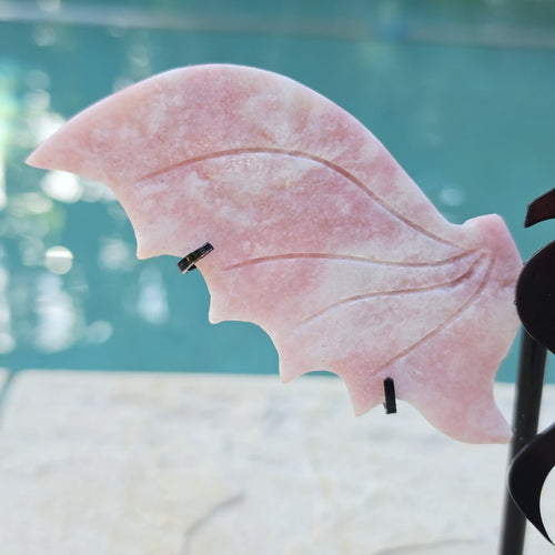 Pink Opal Dragon | On Stand 240gms