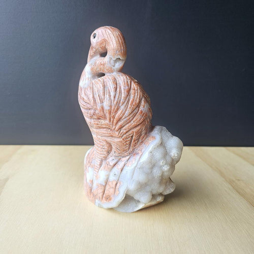Pink Petal Agate Flamingo | Nesty Flamingy