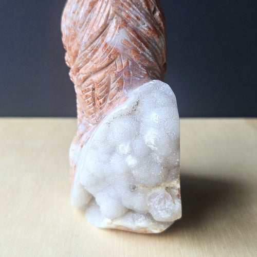 Pink Petal Agate Flamingo | Nesty Flamingy