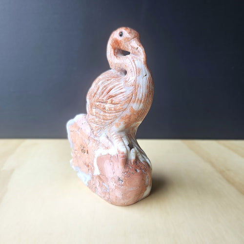 Pink Petal Agate Flamingo | Nesty Flamingy