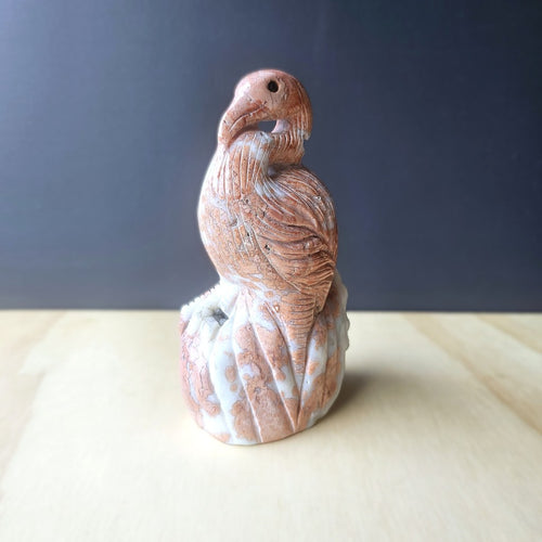 Pink Petal Agate Flamingo | Nesty Flamingy