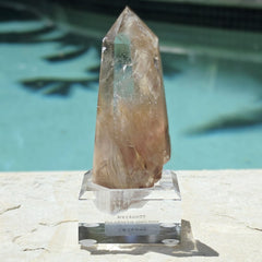 Pink Rabbit Hair Rutile Quartz | Collector Specimen