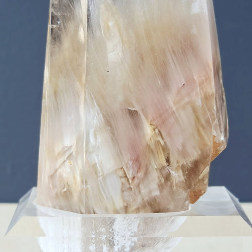 Pink Rabbit Hair Rutile Quartz | Collector Specimen