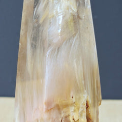 Pink Rabbit Hair Rutile Quartz | Collector Specimen