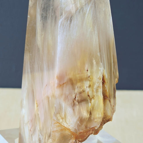 Pink Rabbit Hair Rutile Quartz | Collector Specimen