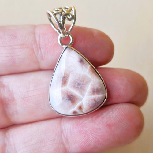 Pink Thomsonite Pendant | Heart Whisper