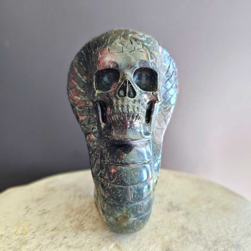 Plumite Jasper Cobra Skull | Individual Beauty