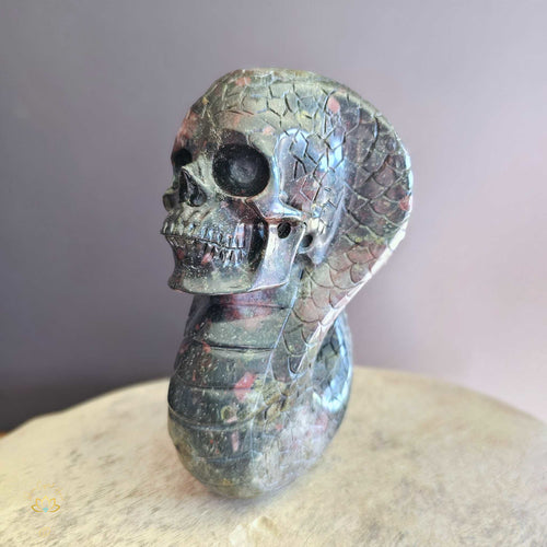 Plumite Jasper Cobra Skull | Individual Beauty