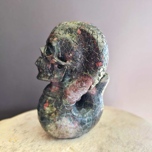 Plumite Jasper Cobra Skull | Individual Beauty