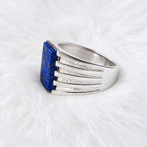 Men’s Lapis Lazuli Statement Ring