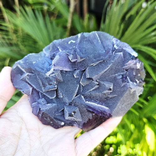 Polychromatic Blue Octahedral Fluorite | 435gms