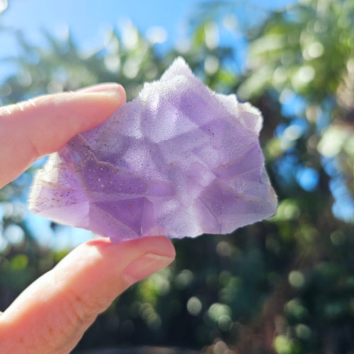 Polychromatic Blue Octahedral Fluorite | 82gms
