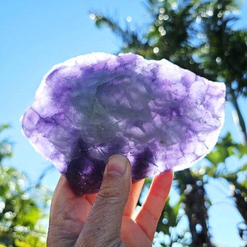 Polychromatic Blue Octahedral Fluorite | 886gms