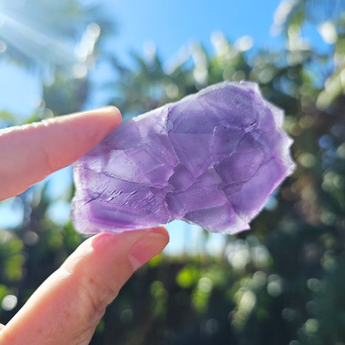 Polychromatic Blue Octahedral Fluorite | 98gms