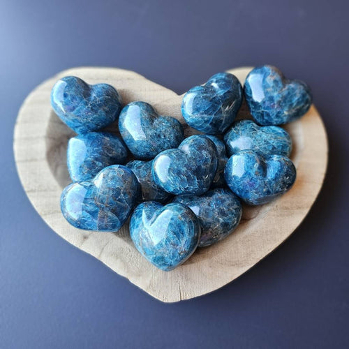 Puffy Apatite Hearts | Blue Oracle