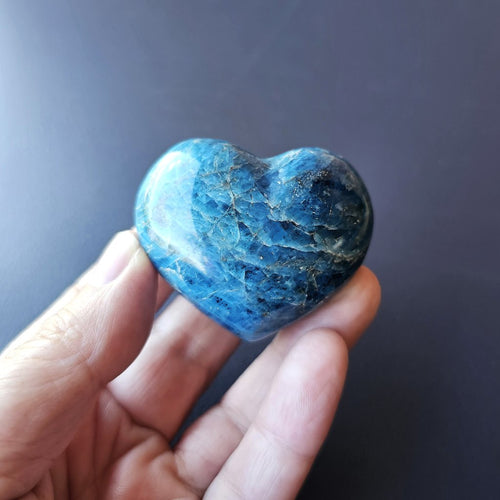 Puffy Apatite Hearts | Blue Oracle