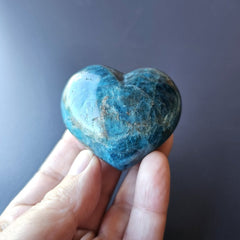 Puffy Apatite Hearts | Blue Oracle