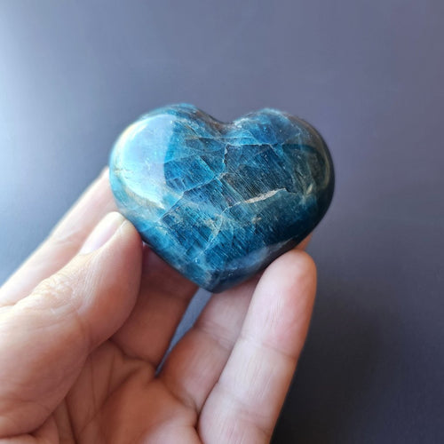 Puffy Apatite Hearts | Blue Oracle
