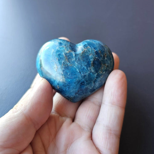 Puffy Apatite Hearts | Blue Oracle