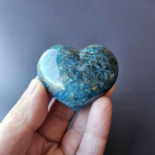 Puffy Apatite Hearts | Blue Oracle
