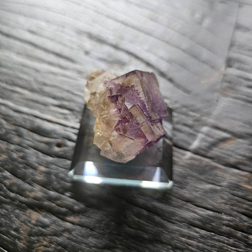 Purple Cubed Fluorite Specimen | Crystal Clear Clarity