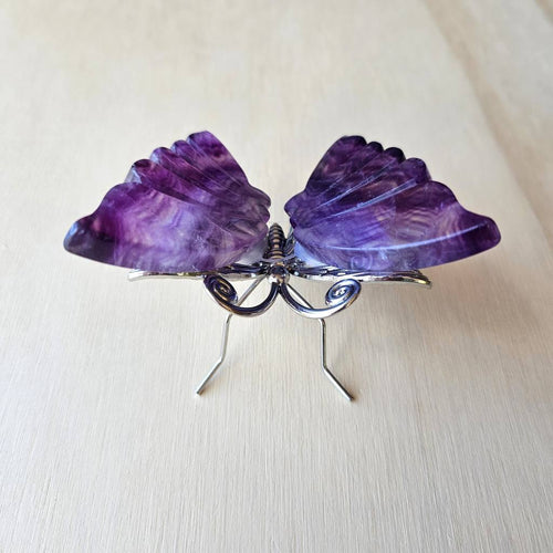 Purple Fluorite Butterfly | Carvings