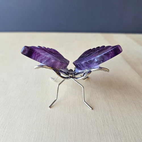 Purple Fluorite Butterfly | Carvings