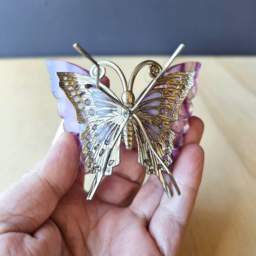 Purple Fluorite Butterfly | Carvings