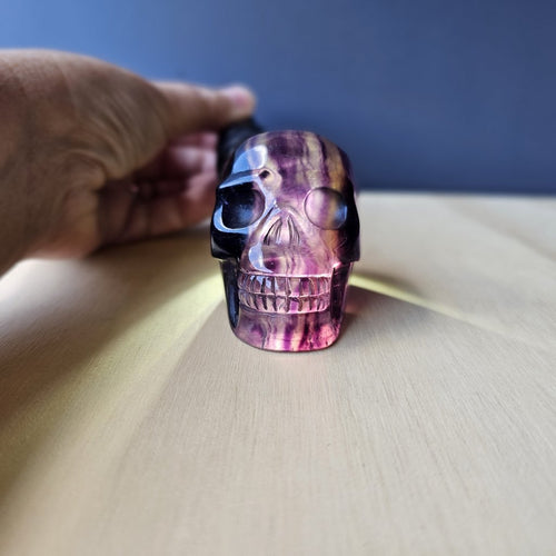 Purple Fluorite Skull | The Violet Oracle