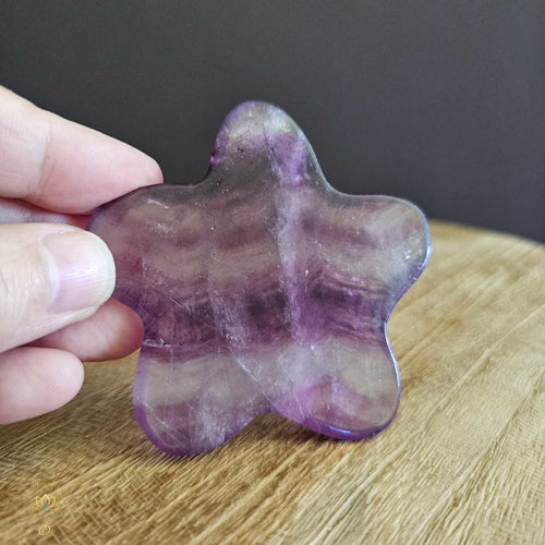 Purple Fluorite Smiling Star | 120gms